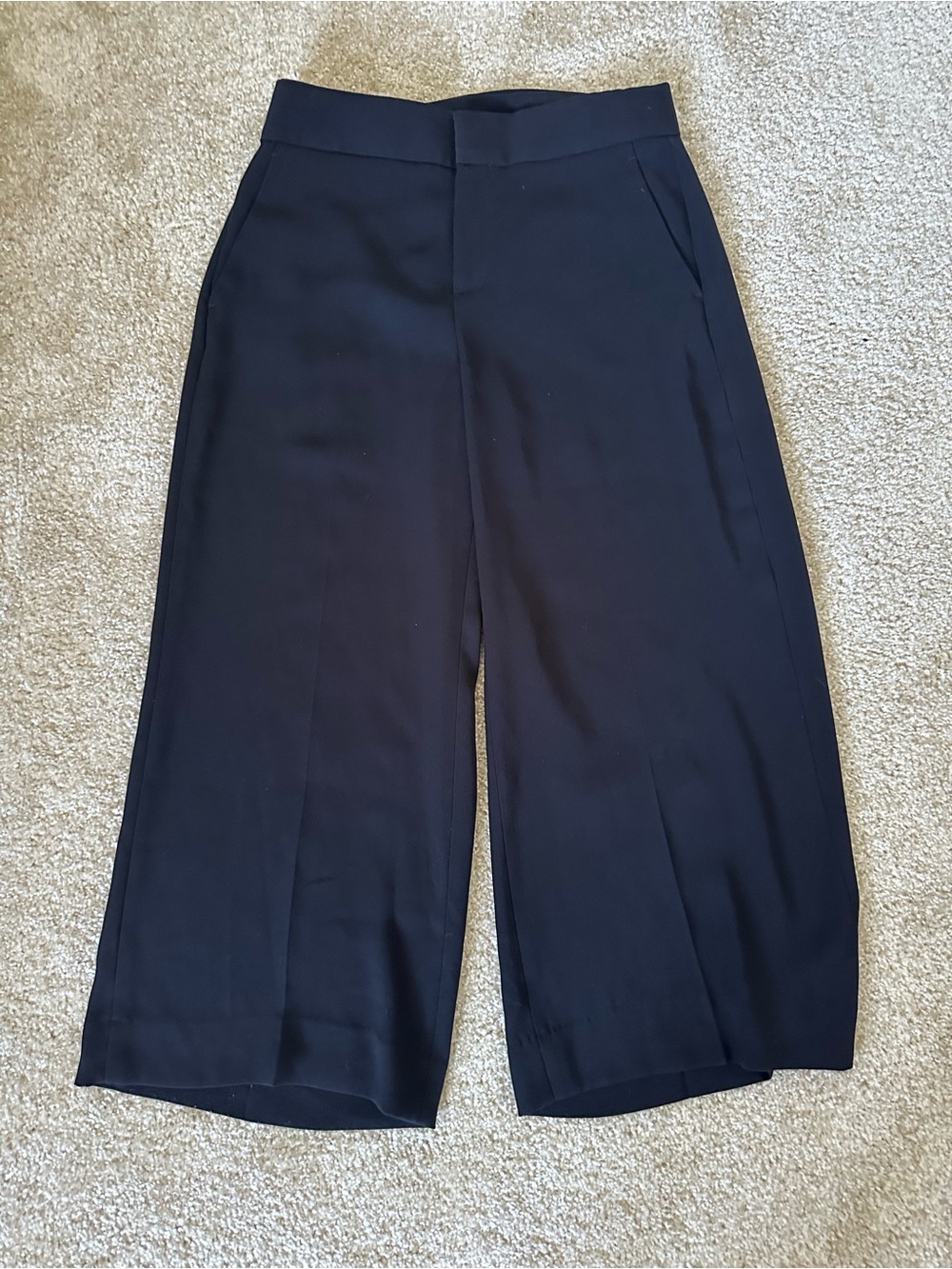 Banana Republic High Rise Wide-Leg Crop Pants Trousers - Picture 4 of 7